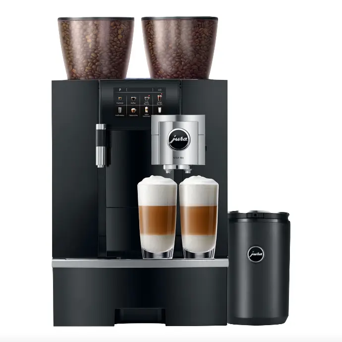 Jura GIGA X8c met coolcontrol voor cappuccino.