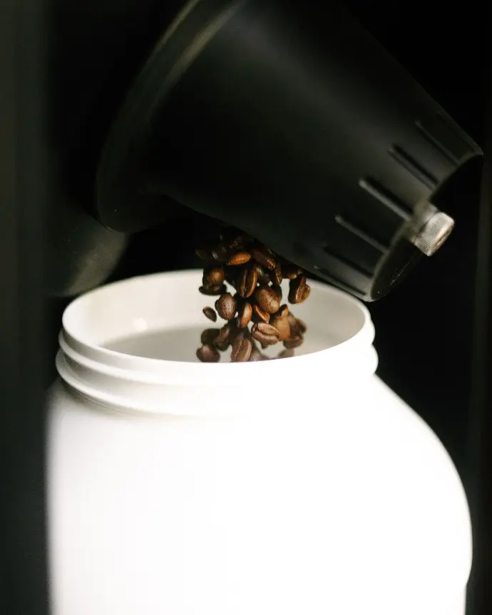 Koffie met 3,5kg coffee jar