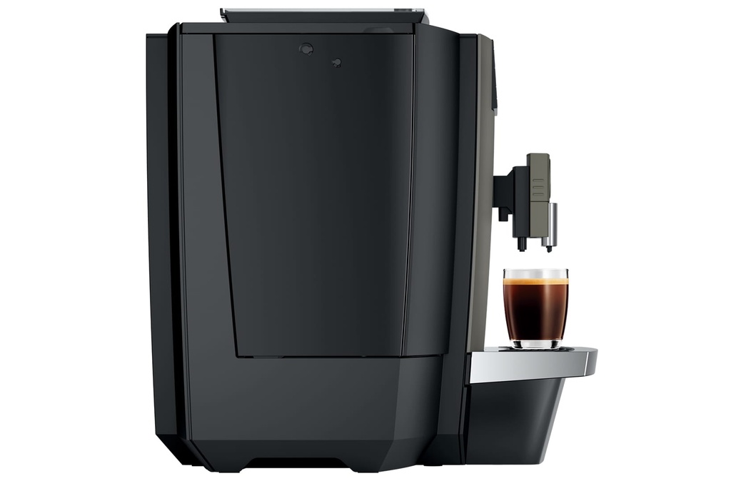 Left side view JURA X4 DARK INOX