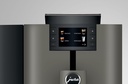 Front front view JURA X4 DARK INOX