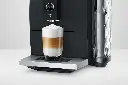 JURA ENA 8 Black font view close up Cristo coffee
