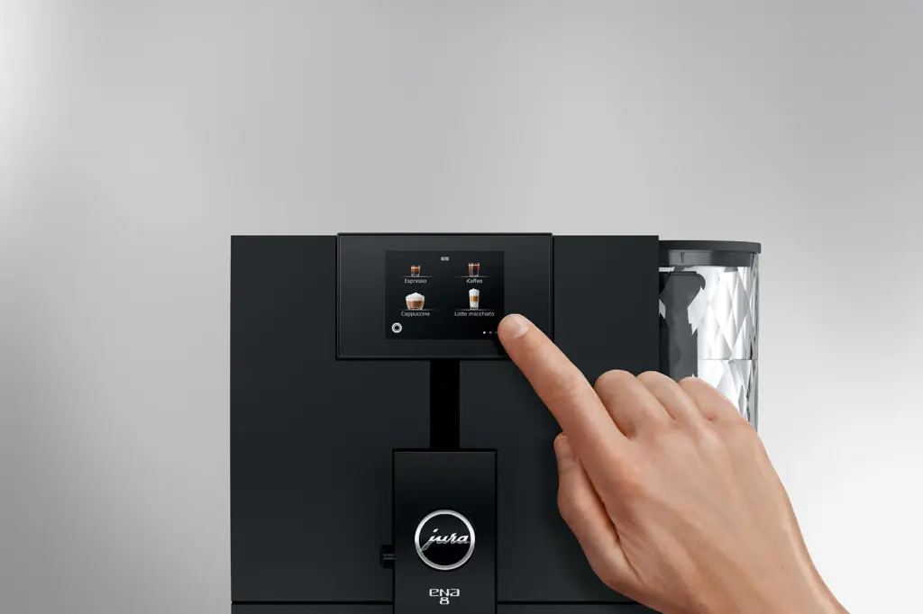 JURA ENA 8 Black Screen Close up