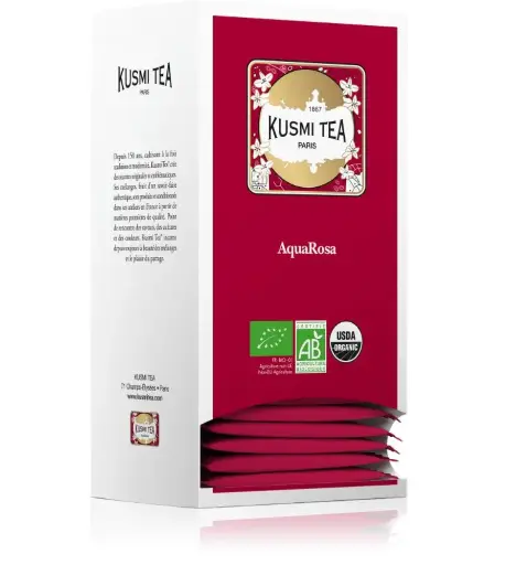 [21631A1060] Kusmi Tea AquaRosa Bio - 25 Zakjes