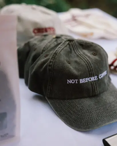 NOT BEFORE COFFEE CAP