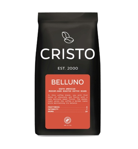 [KBN01] Cristo Belluno Bonen Koffie 1 kg