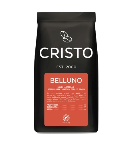 [KBN01] Cristo Belluno café grain 1 kg